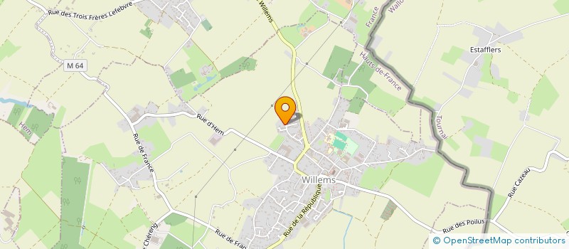 localisation de l'entreprise SOCIETE CIVILE IMMOBILIERE HOCHARTDELOGE à CAMPHIN-EN-PEVELE