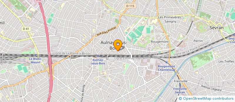 localisation de l'entreprise SOCIETE CIVILE IMMOBILIERE HOCHE à AULNAY-SOUS-BOIS