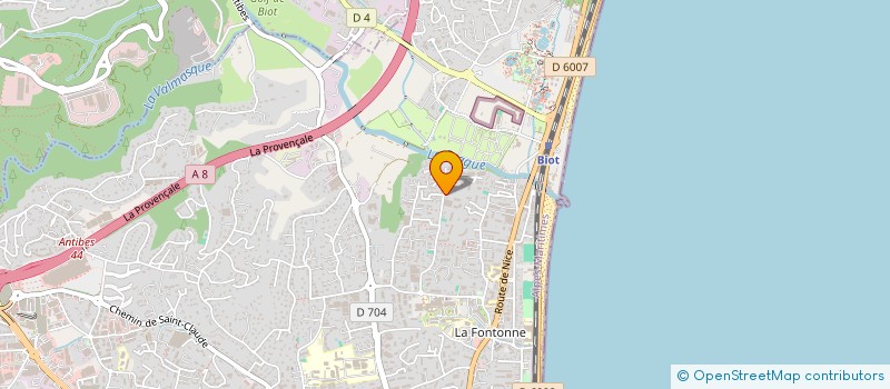 localisation de l'entreprise SOCIETE CIVILE IMMOBILIERE HOLGERSSON à ANTIBES