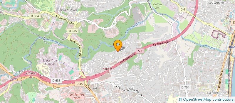 localisation de l'entreprise SOCIETE CIVILE IMMOBILIERE HOLTERBACH à ANTIBES