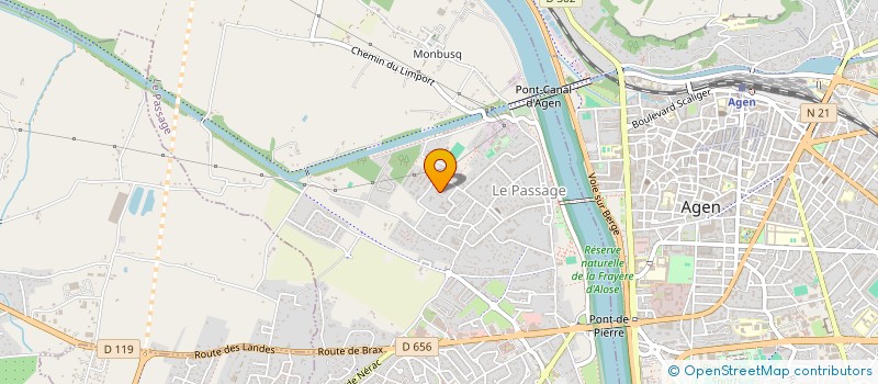 localisation de l'entreprise SOCIETE CIVILE IMMOBILIERE HOMATUS  LE PASSAGE