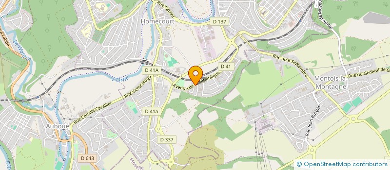 localisation de l'entreprise SOCIETE CIVILE IMMOBILIERE HOME ONE  HOMECOURT