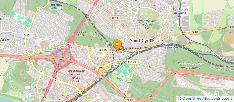 localisation de l'entreprise SOCIETE CIVILE IMMOBILIERE HOME SWEET HANDS  SAINT-CYR-L'ECOLE