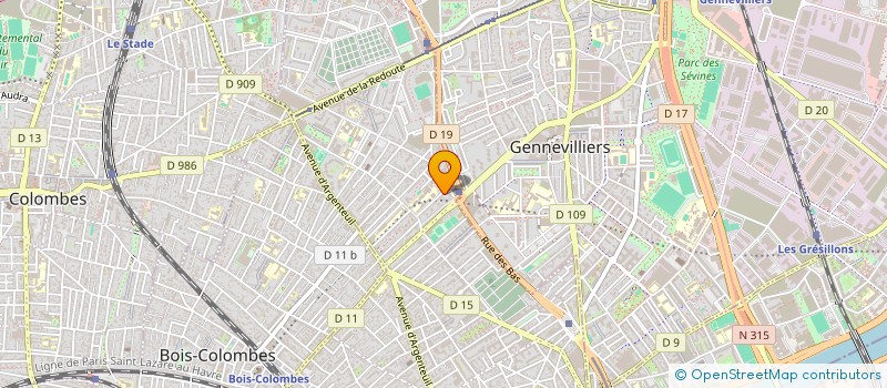 localisation de l'entreprise SOCIETE CIVILE IMMOBILIERE HORIZON à ASNIERES-SUR-SEINE