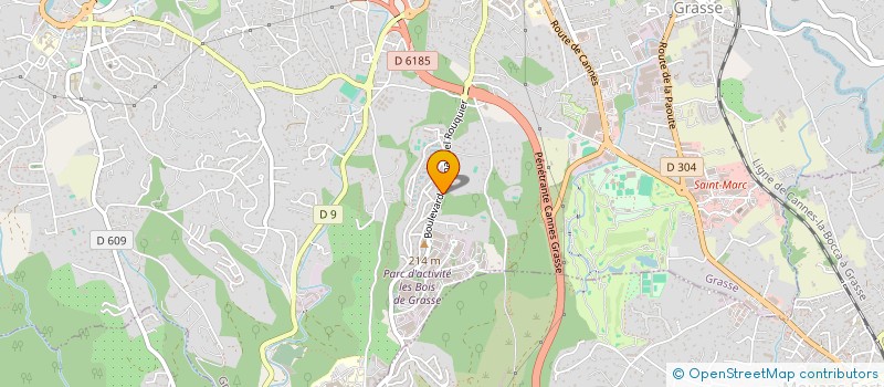 localisation de l'entreprise SOCIETE CIVILE IMMOBILIERE HOUBANERA  GRASSE
