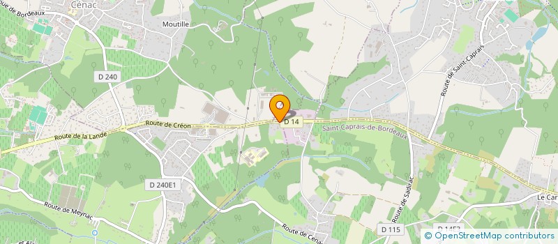 localisation de l'entreprise SOCIETE CIVILE IMMOBILIERE HOYAU  CAMBLANES-ET-MEYNAC