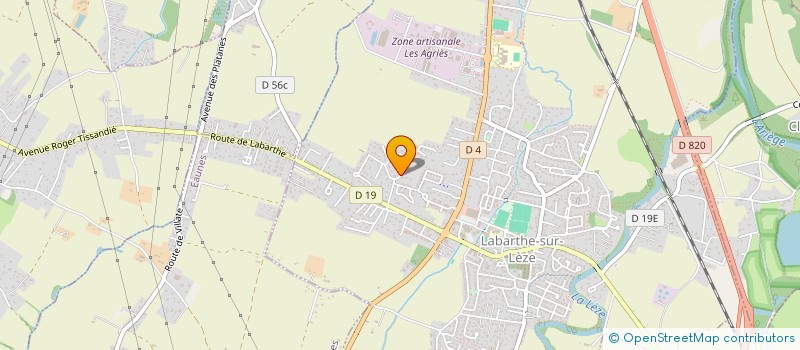 localisation de l'entreprise SOCIETE CIVILE IMMOBILIERE HUBBLE  LABARTHE-SUR-LEZE