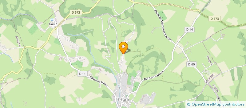 localisation de l'entreprise SOCIETE CIVILE IMMOBILIERE HUIT CLOS  THEGRA