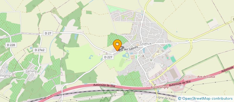 localisation de l'entreprise SOCIETE CIVILE IMMOBILIERE HUJEAN ET PAR ABREVIATION S.C.I. HUJEAN  GUEUX