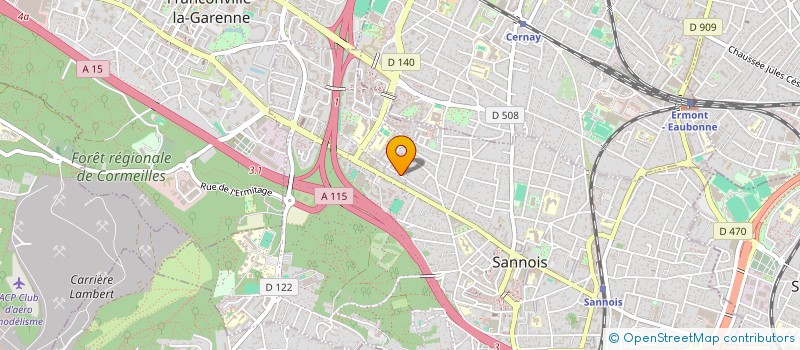 localisation de l'entreprise SOCIETE CIVILE IMMOBILIERE HUYTRA  SANNOIS