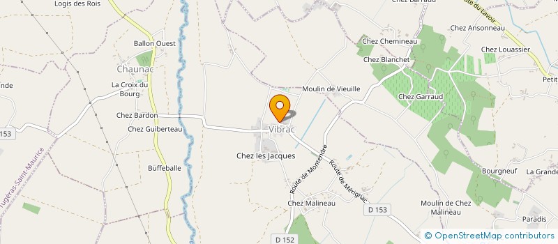 localisation de l'entreprise SOCIETE CIVILE IMMOBILIERE HVS 17  ROUFFIGNAC