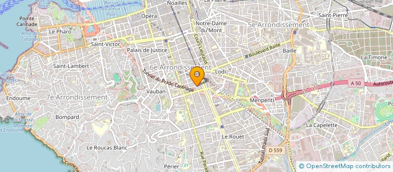 localisation de l'entreprise SOCIETE CIVILE IMMOBILIERE HYLT  MARSEILLE