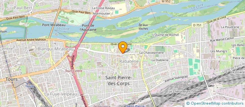 localisation de l'entreprise SOCIETE CIVILE IMMOBILIERE I2A  SAINT-PIERRE-DES-CORPS