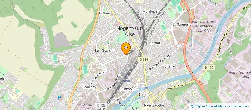 localisation de l'entreprise SOCIETE CIVILE IMMOBILIERE ID3  NOGENT-SUR-OISE