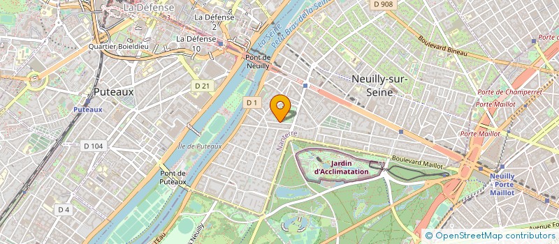 localisation de l'entreprise SOCIETE CIVILE IMMOBILIERE IDAT SAINT JAMES à NEUILLY-SUR-SEINE