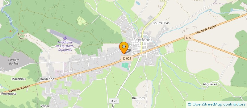 localisation de l'entreprise SOCIETE CIVILE IMMOBILIERE IKASEPT  SEPTFONDS