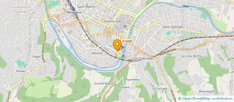 localisation de l'entreprise SOCIETE CIVILE IMMOBILIERE IMAGERIE DE RIBERAC à PERIGUEUX
