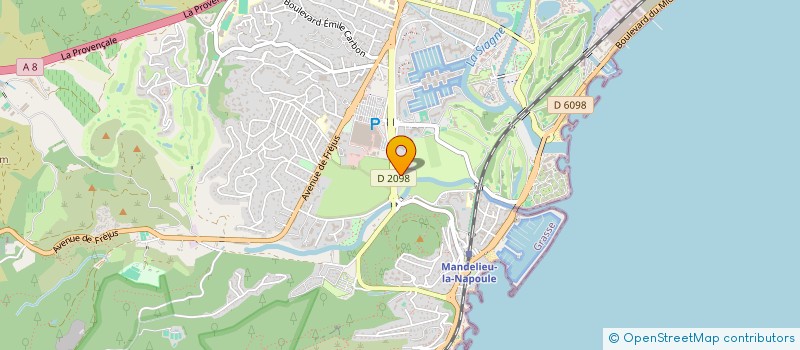 localisation de l'entreprise SOCIETE CIVILE IMMOBILIERE IMBO à MANDELIEU LA NAPOULE