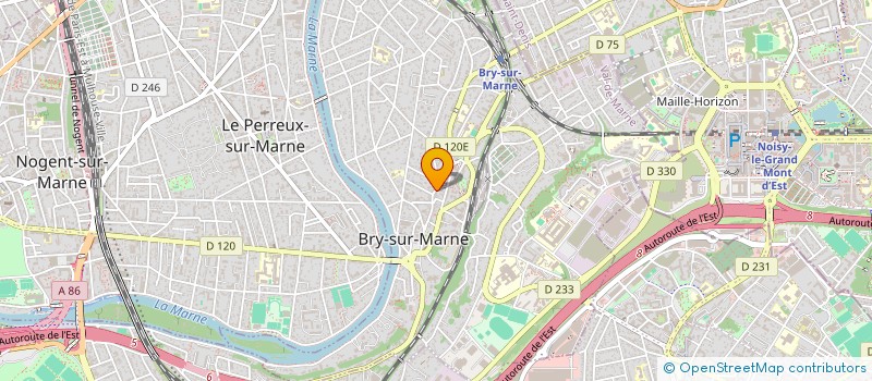 localisation de l'entreprise SOCIETE CIVILE IMMOBILIERE IMMO DES BORDS DE MARNE  BRY-SUR-MARNE