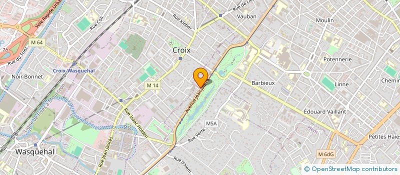 localisation de l'entreprise SOCIETE CIVILE IMMOBILIERE IMMO MONTAIGNE  ROUBAIX