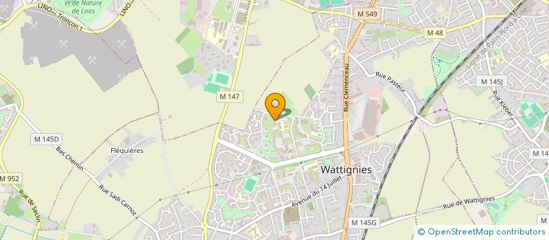 localisation de l'entreprise SOCIETE CIVILE IMMOBILIERE IMMO RIF  WATTIGNIES