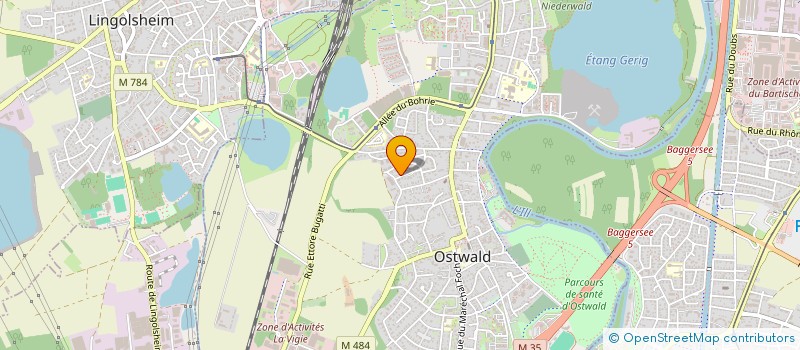 localisation de l'entreprise SOCIETE CIVILE IMMOBILIERE IMMO STRAS  OSTWALD