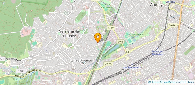 localisation de l'entreprise SOCIETE CIVILE IMMOBILIERE IMMO Z à VERRIERES-LE-BUISSON