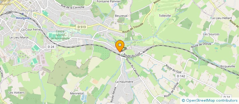 localisation de l'entreprise SOCIETE CIVILE IMMOBILIERE IMMO14 VILLIERS  GONNEVILLE-SUR-MER