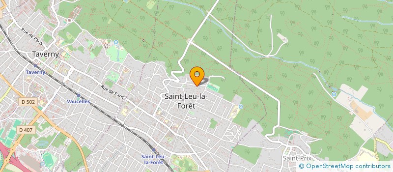 localisation de l'entreprise SOCIETE CIVILE IMMOBILIERE IMMOBIO  SAINT-LEU-LA-FORET