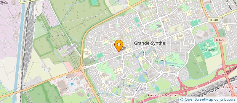 localisation de l'entreprise SOCIETE CIVILE IMMOBILIERE IMMOKILBI ET PAR ABREVIATION SCI IMMOKILBI  GRANDE-SYNTHE