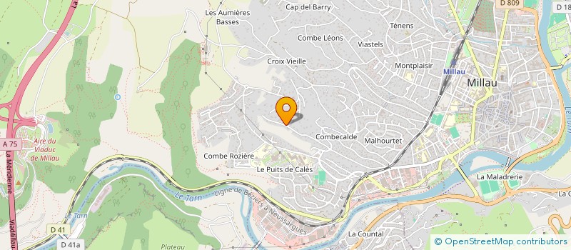 localisation de l'entreprise SOCIETE CIVILE IMMOBILIERE IMOTECH  MILLAU