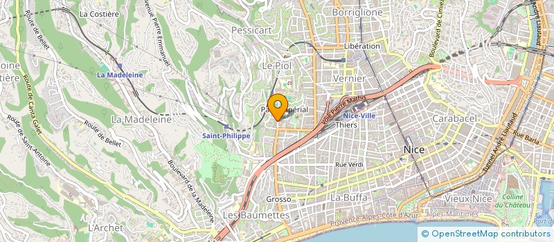 localisation de l'entreprise SOCIETE CIVILE IMMOBILIERE INDIMASSAGE-BIEN-ETRE  NICE
