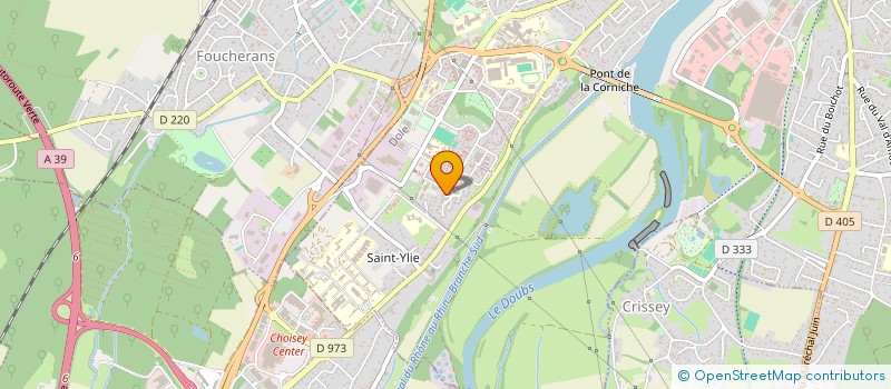 localisation de l'entreprise SOCIETE CIVILE IMMOBILIERE INNOVATION à DOLE