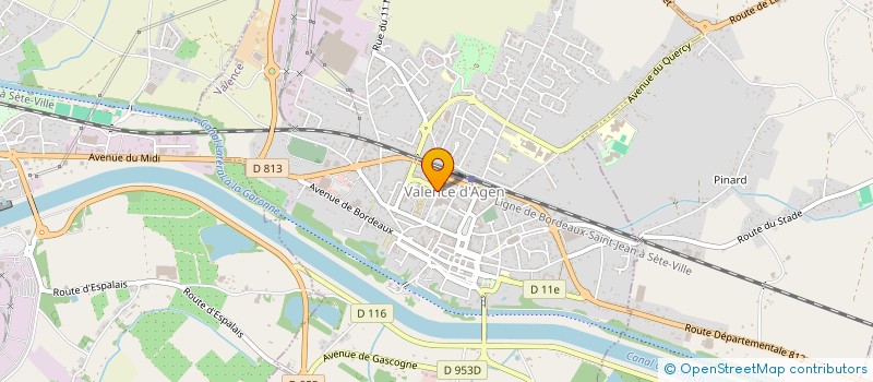 localisation de l'entreprise SOCIETE CIVILE IMMOBILIERE INSOUCIANTE AVENTURE  AUVILLAR