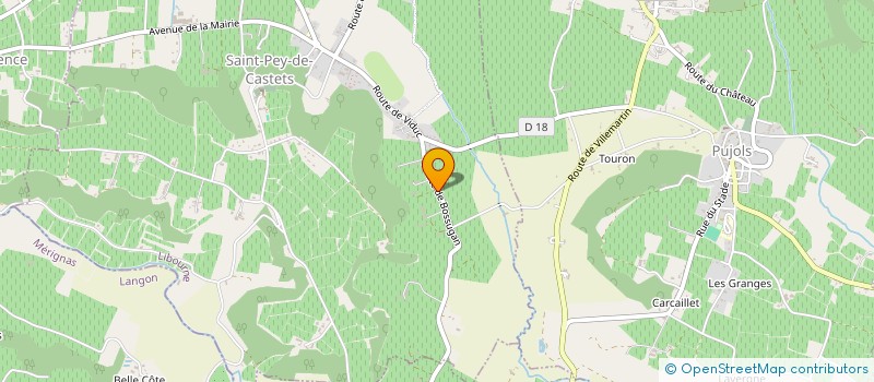 localisation de l'entreprise SOCIETE CIVILE IMMOBILIERE INVESTIMMO  PUISSEGUIN