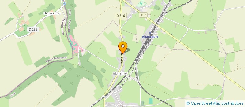 localisation de l'entreprise SOCIETE CIVILE IMMOBILIERE IRENE G  BLARGIES