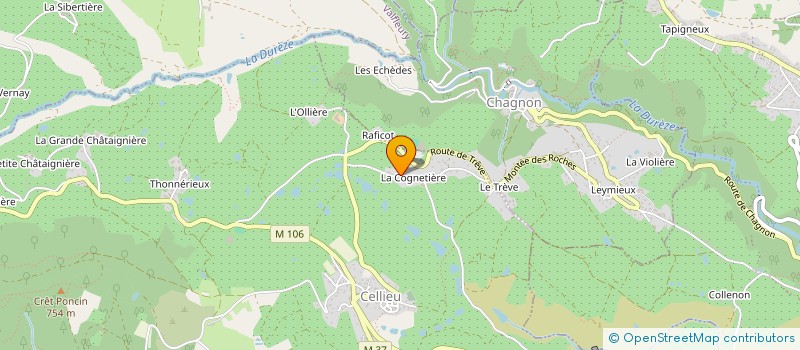 localisation de l'entreprise SOCIETE CIVILE IMMOBILIERE IRIS  CELLIEU