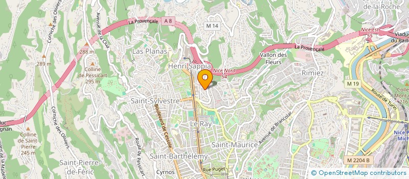 localisation de l'entreprise SOCIETE CIVILE IMMOBILIERE ISAPRES à NICE
