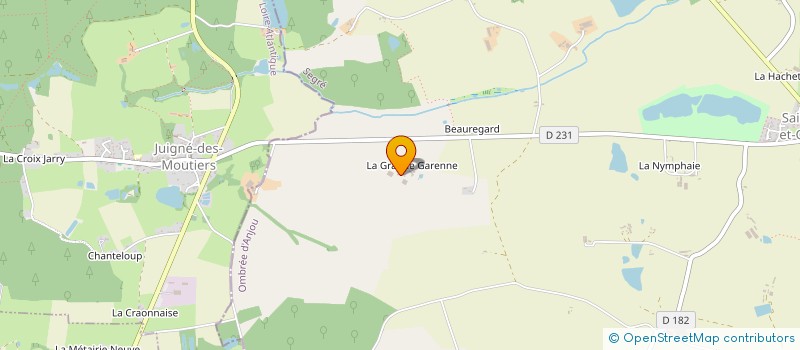 localisation de l'entreprise SOCIETE CIVILE IMMOBILIERE ISIS à OMBREE D'ANJOU