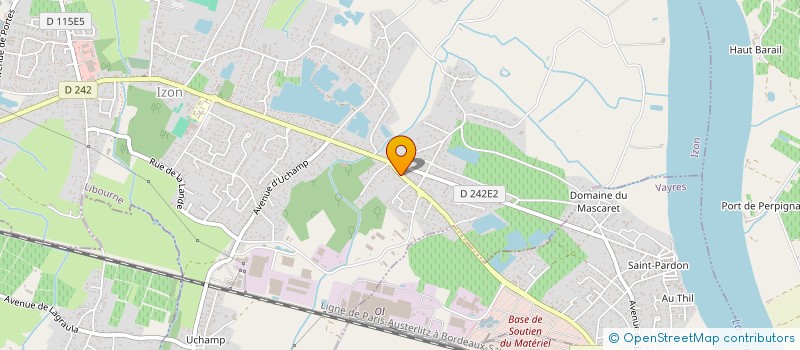 localisation de l'entreprise SOCIETE CIVILE IMMOBILIERE IVANA  IZON