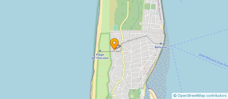 localisation de l'entreprise SOCIETE CIVILE IMMOBILIERE IZEN GABIA à LEGE-CAP-FERRET