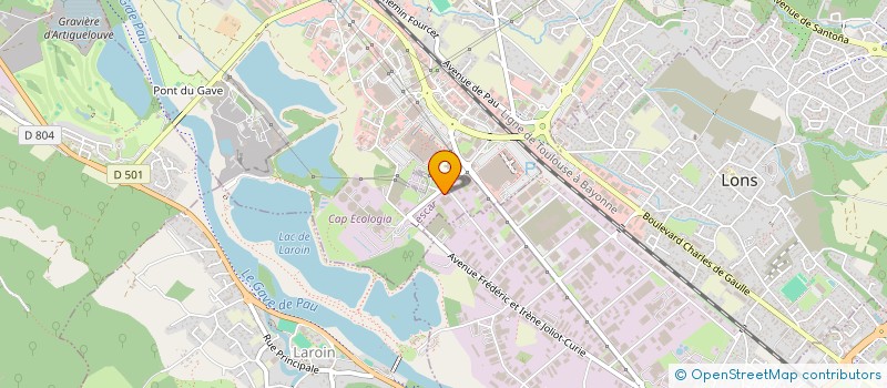 localisation de l'entreprise SOCIETE CIVILE IMMOBILIERE IZP  LESCAR