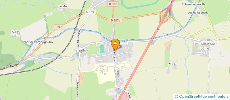 localisation de l'entreprise SOCIETE CIVILE IMMOBILIERE J.A.C  SERMOISE-SUR-LOIRE