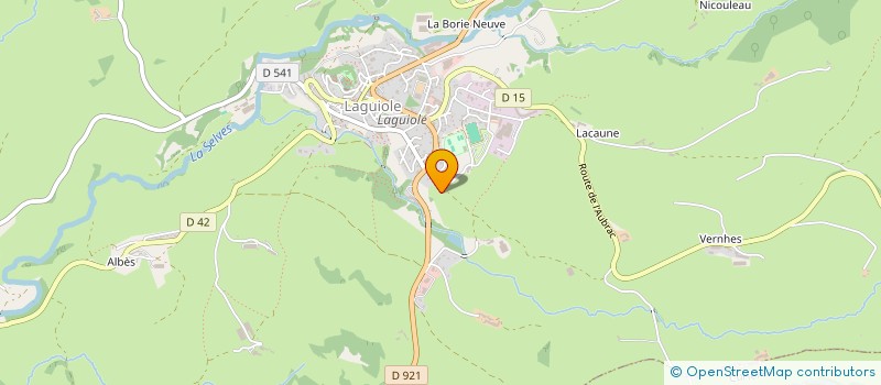 localisation de l'entreprise SOCIETE CIVILE IMMOBILIERE J.C.B.F.L.P.  LAGUIOLE