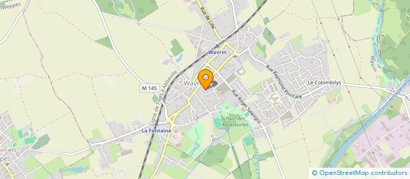 localisation de l'entreprise SOCIETE CIVILE IMMOBILIERE J.C.D.B.  WAVRIN