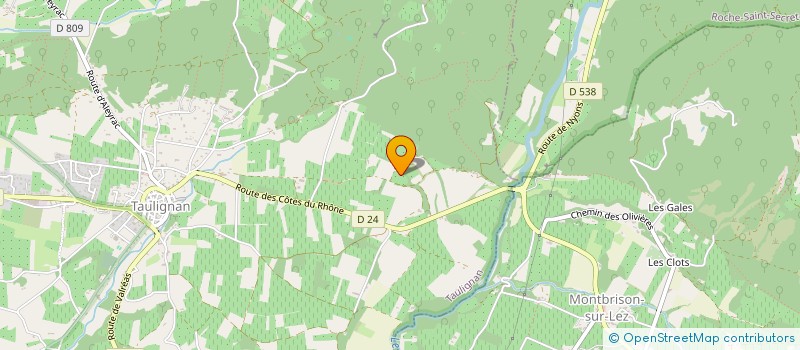 localisation de l'entreprise SOCIETE CIVILE IMMOBILIERE J.F.B.  LE PEGUE