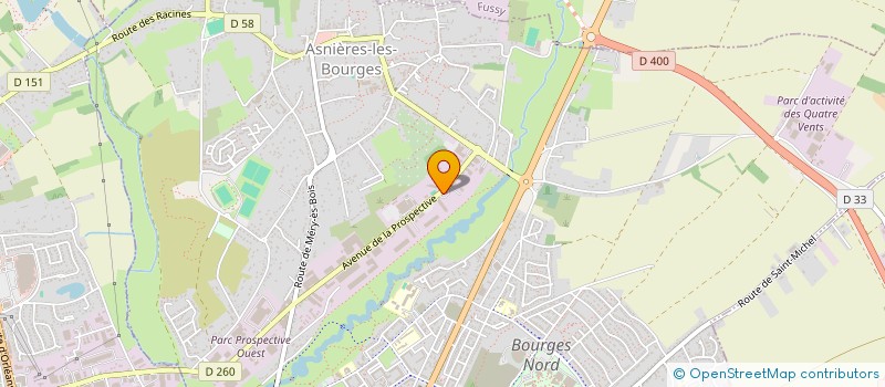 localisation de l'entreprise SOCIETE CIVILE IMMOBILIERE J I A N  BOURGES