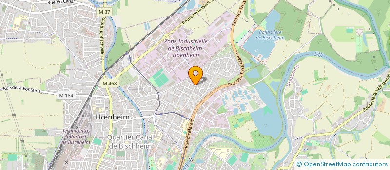 localisation de l'entreprise SOCIETE CIVILE IMMOBILIERE J.J  HNHEIM