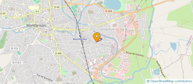 localisation de l'entreprise SOCIETE CIVILE IMMOBILIERE J.K.M.  SAVIGNEUX