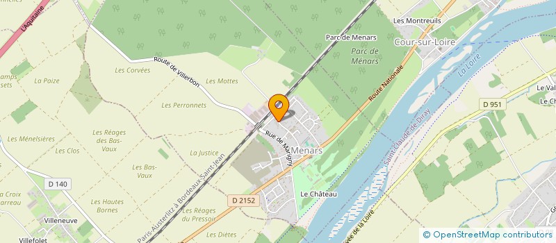 localisation de l'entreprise SOCIETE CIVILE IMMOBILIERE J.M.L.N POMPADOUR  MENARS